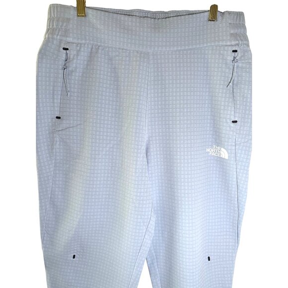 The North Face Womens Size Large Tekware Grid Pants Flashdry Gray‎ Fleece - Picture 2 of 10